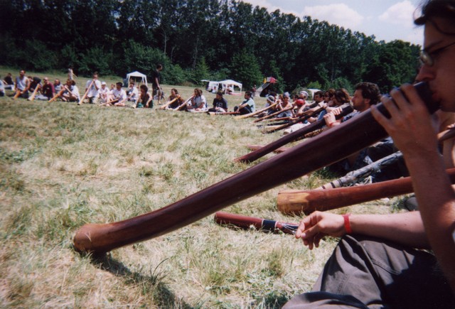 un didgeridoo